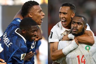 Adeptos da posse da bola, França e Marrocos brigam por ela para ir às semifinais