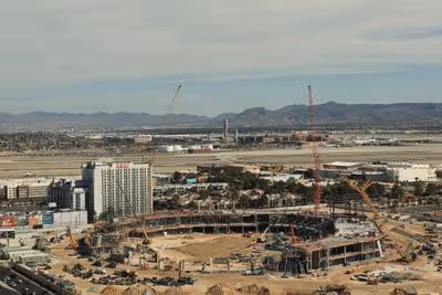 Epic new $2bn ballpark on Las Vegas strip continues to take shape as team targets 2028 grand opening