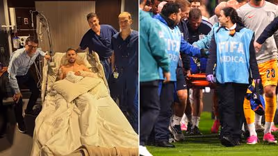 Jordan Henderson ‘getting ready for Saturday’ as England World Cup star shares pic from hospital bed after arm surgery