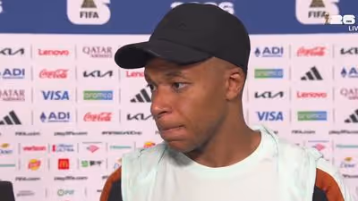 Fox forced to bleep Kylian Mbappe interview after France’s World Cup semi-final defeat to Spain