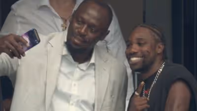 Fans love who Usain Bolt was seen taking selfie with during Spain’s World Cup semi-final win over France