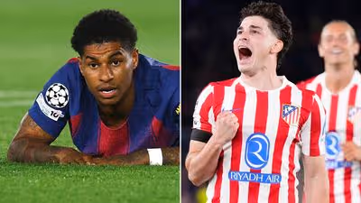 Barcelona 0 Atletico Madrid 2: Ten-man Barca stunned at Nou Camp as Alvarez makes Rashford pay for miss