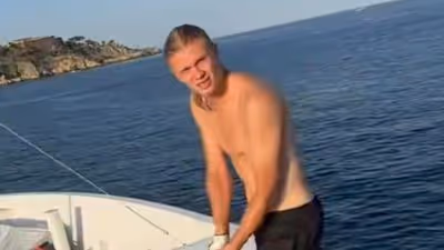 Erling Haaland makes America fall in love with him all over again in vacation footage following World Cup heroics