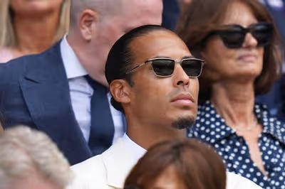 Fans can’t believe who Virgil van Dijk sat next to for Arthur Fery semi on Wimbledon Centre Court after World Cup KO