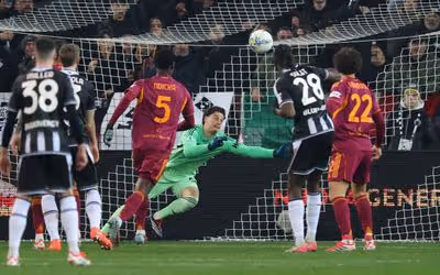 Serie A | Udinese 1-0 Roma: Ekkelenkamp lucky deflection sinks Giallorossi