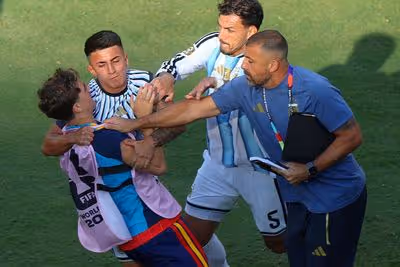 Spain star involved in World Cup final brawl wants Leandro Paredes to escape ban