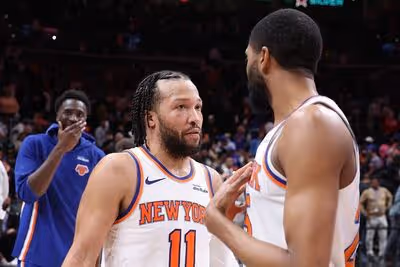 Jalen Brunson asks for someone to 'take Mikal Bridges' phone' after drunken live stream