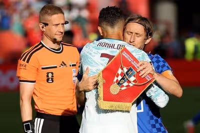 World Cup referee cam footage reveals conversation with Cristiano Ronaldo and Luke Modric