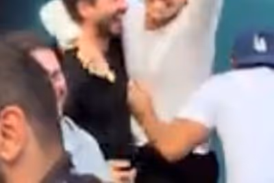 Harry Styles goes wild celebrating England goal before Wembley show