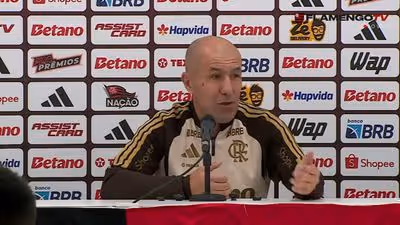 Jardim avalia vitória do Flamengo e comenta grupo da Libertadores