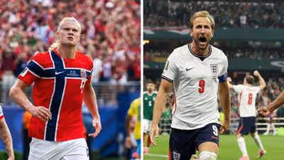 Haaland e Kane lideram Noruega e Inglaterra por vaga na semifinal