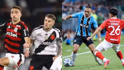 Clássicos do dia: Grêmio e Vasco buscam fim da freguesia recente