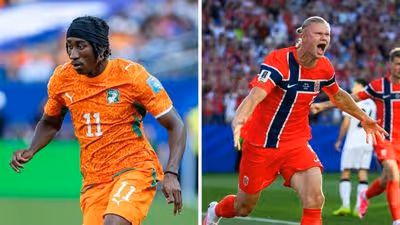 Costa do Marfim x Noruega: nórdicos têm duelo difícil pela frente