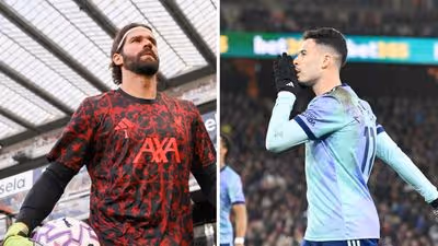 Liverpool x Arsenal: Alisson e Martinelli duelam pela liderança