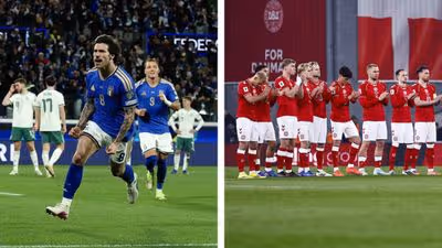 Itália, Dinamarca e mais: favoritos na repescagem para a Copa