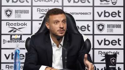 Botafogo anuncia demissão de Martín Anselmi do comando da equipe