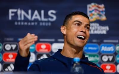 CristianoRonaldo fala sobre Yamal e final da Nations League