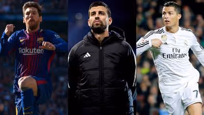 Lionel Messi (left), Gerard Piqué and Cristiano Ronaldo shared the pith countless times.