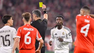 Eduardo Camavinga’s dismissal against Bayern Munich was one of the tie’s pivotal moments.