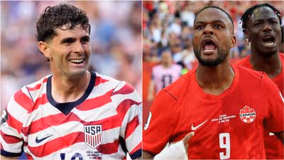 Christian Pulisic (left) and Cyle Larin (right) could be bound for a round of 32 matchup.