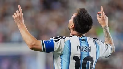 Lionel Messi is now tied for the most career World Cup goals after scoring three times against Algeria.