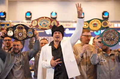 ‘Complete absurdity’: Usyk slams Russia’s sporting return with eye on Fury trilogy