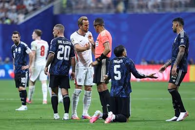 Argentina star branded 'ridiculous' over Harry Kane incident as BBC air unseen footage