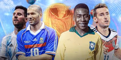 20 greatest footballers in World Cup history