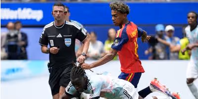 Spain 2-1 Belgium: Michael Oliver Slammed Over Lamine Yamal Incident