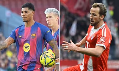 Barcelona presidential candidate reveals he has already held talks with Harry Kane - and issues Marcus Rashford transfer warning