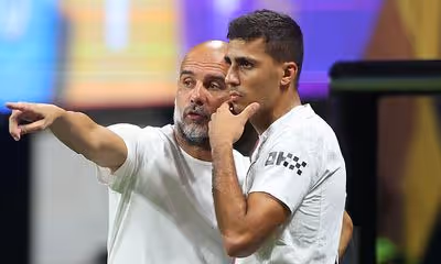 Pep Guardiola reveals Man City's stance on Rodri after star hinted at interest in bombshell Real Madrid move - with just over a year left on his contract