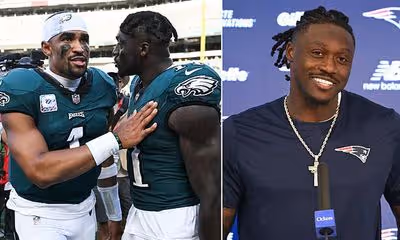 AJ Brown admits he and Jalen Hurts are 'not as close as we once were' as he finally addresses strained relationship with Eagles QB
