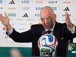 Defiant Gianni Infantino tells World Cup critics to 'CHILL' in extraordinary press conference - with FIFA president losing control of his own tournament, writes OLIVER HOLT