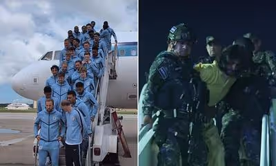 REVEALED: England team rented Trump's notorious ICE deportation plane for World Cup