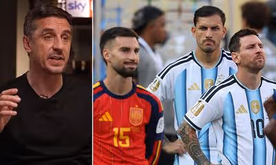Gary Neville delivers damning verdict on Argentina's World Cup final performance... and says without Lionel Messi they would never have even got there! 'If it looks like s*** and it smells like s***, it's s***!'