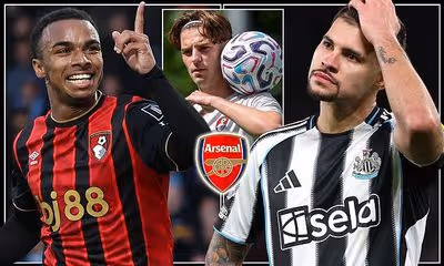 Arsenal transfer briefing: Why the Bruno Guimaraes deal could be hijacked, how Gunners found out about Morgan Rogers snub, the blow in Bradley Barcola chase, latest on Bournemouth duo and major William Saliba injury update