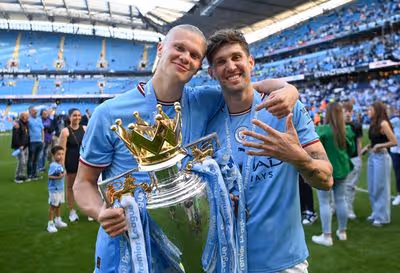 Erling Haaland sends message to former teammate Joh Stones as latter completes move to Inter Milan