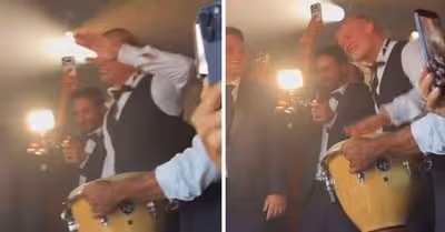 Erling Haaland leads iconic Viking Row at Manchester City teammate Gigi Donnarumma's wedding