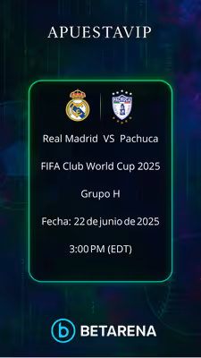 Real Madrid vs Pachuca Pronóstico – Mundial de Clubes 22/06/2025