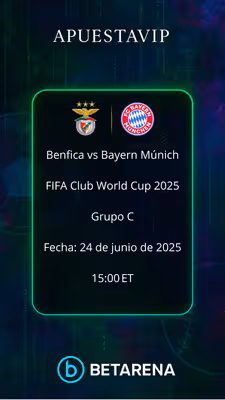 Benfica vs Bayern Pronóstico – Mundial de Clubes 24/06/2025