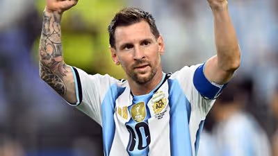 Lionel Messi had a humble reaction after making FIFA World Cup history