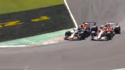 El espectacular pique de Hamilton y Verstappen en Monza