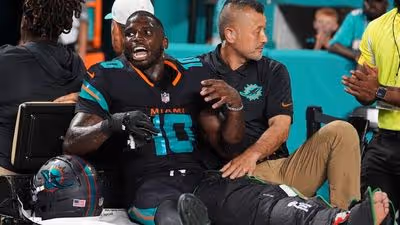 El Bernabéu pierde a una de sus estrellas de la NFL: así fue la aterradora lesión de Tyreek Hill