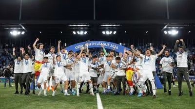 Javi Navarro le da la Youth League al Madrid desde los once metros