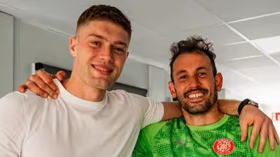 Una visita muy especial: Dovbyk vuelve a Girona y toca la fibra de la afición