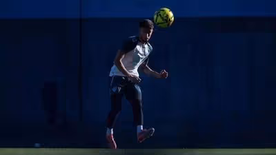 El Málaga CF prepara el derbi contra el Almería con siete bajas