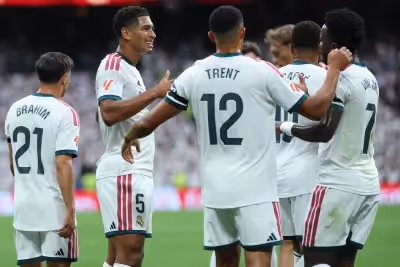 Real Madrid goleia o Málaga pelo Espanhol com show de Vini, Mbappé e Bellingham