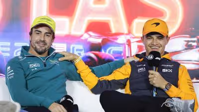 El guiño del campeón Lando Norris a Fernando Alonso