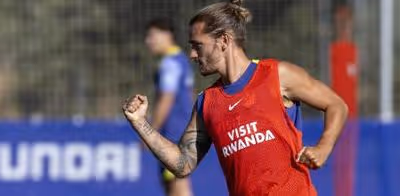 Dos fichajes ausentes, en una sesión con Griezmann y Almeida en modo jugón