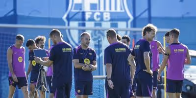 Salida de cuidado del Barça en Vallecas